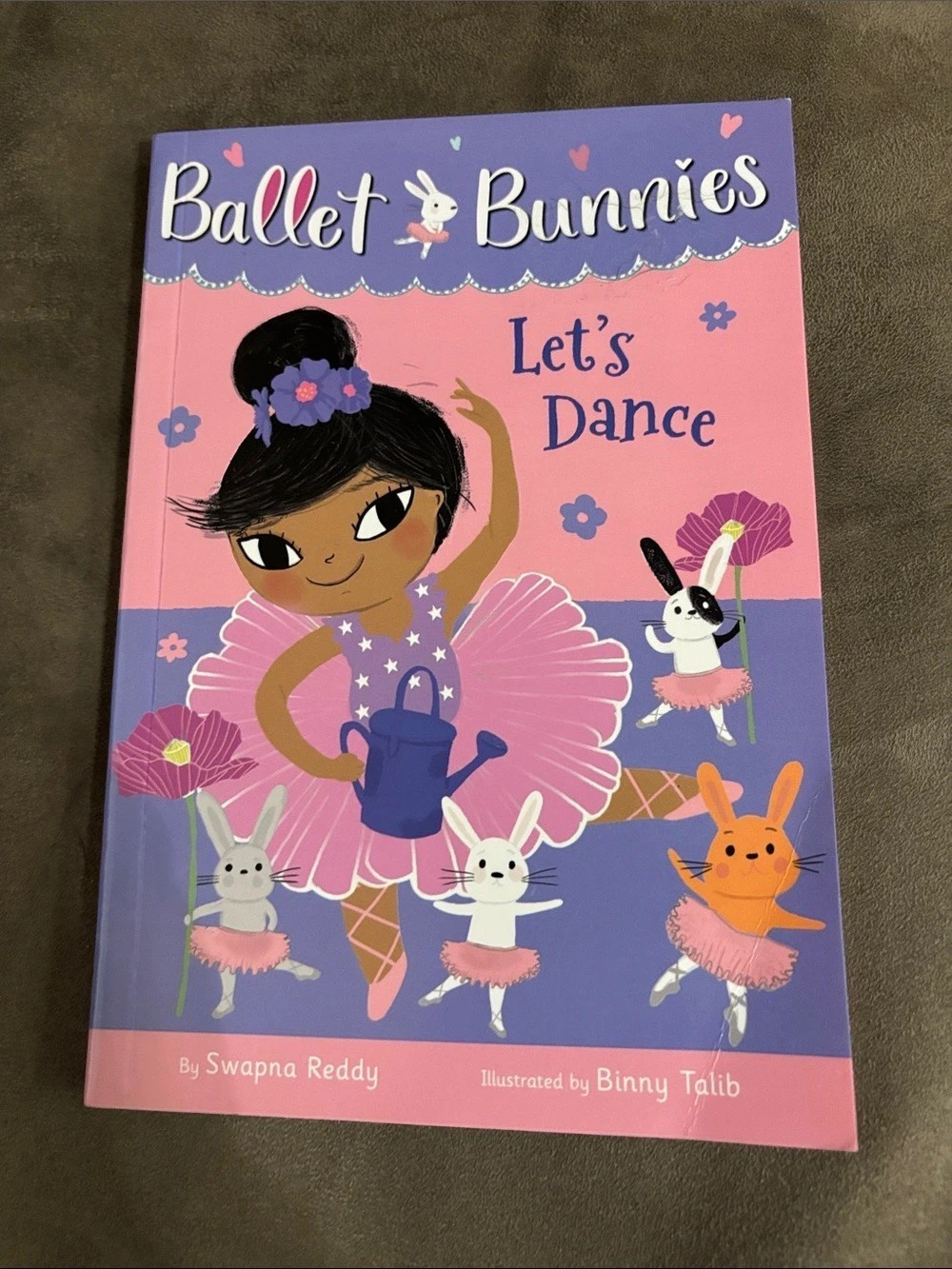 Random House Ballet Bunnies: Let's Dance Children's Book Pink Purple